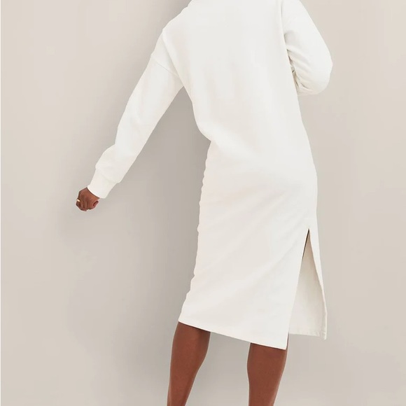 NWT Hatch The Ari Sweatshirt Dress in Ivory - Picture 2 of 9